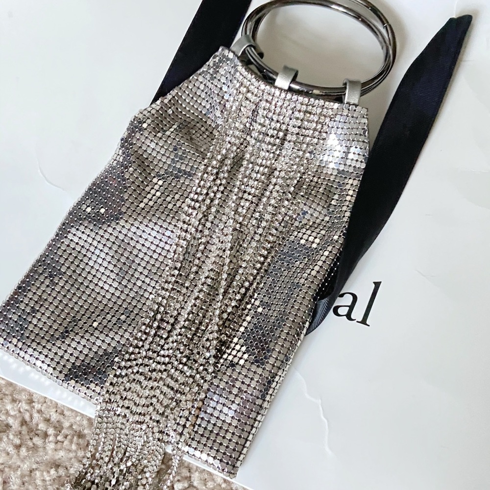 Vintage Clutch, Chain and Crystal Cascade handbag
